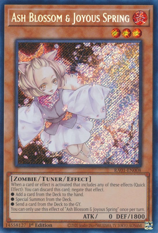 Ash Blossom & Joyous Spring [RA01-EN008] Secret Rare | The CG Realm