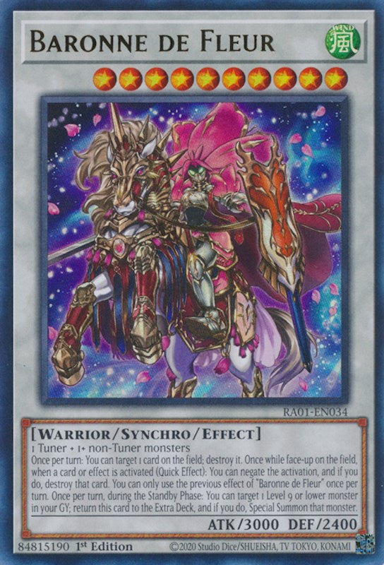 Baronne de Fleur [RA01-EN034] Ultra Rare | The CG Realm