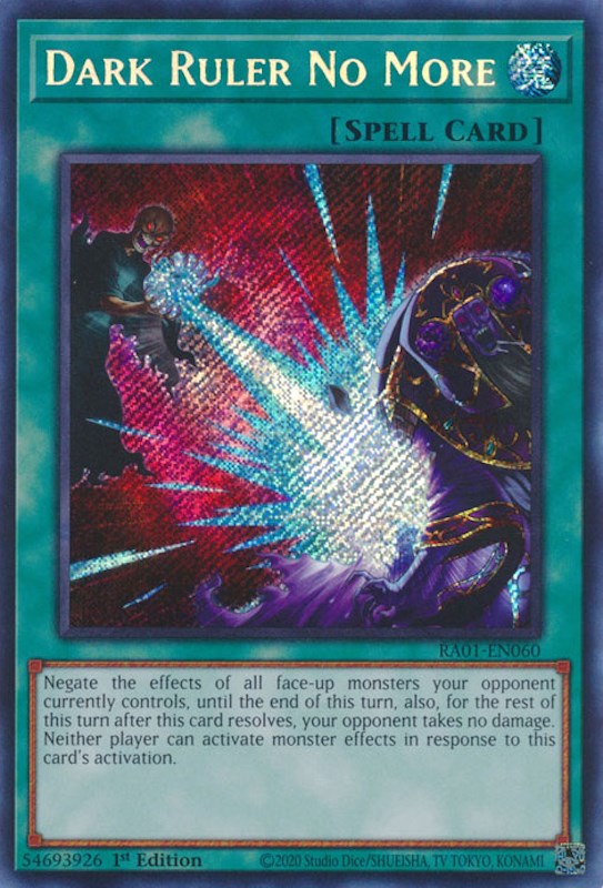 Dark Ruler No More [RA01-EN060] Secret Rare | The CG Realm