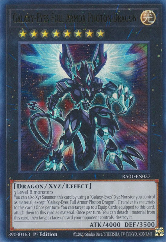 Galaxy-Eyes Full Armor Photon Dragon [RA01-EN037] Ultra Rare | The CG Realm