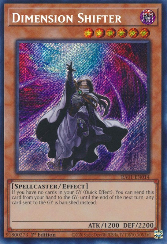 Dimension Shifter [RA01-EN014] Secret Rare | The CG Realm