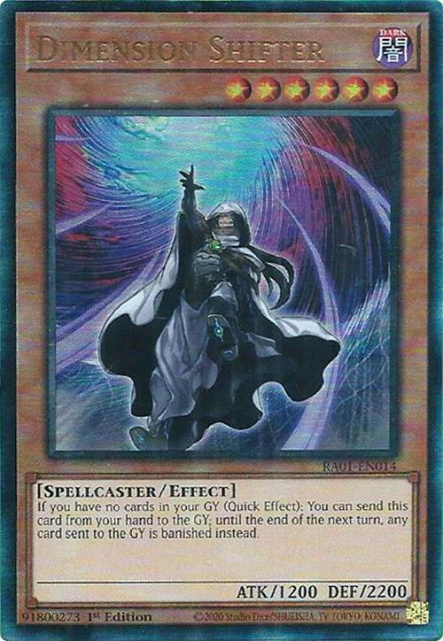 Dimension Shifter [RA01-EN014] Prismatic Ultimate Rare | The CG Realm