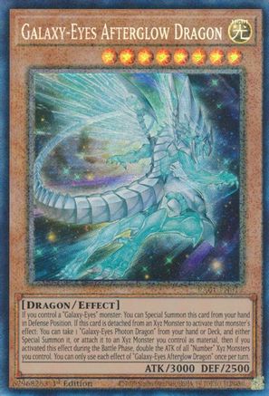 Galaxy-Eyes Afterglow Dragon (PCR) (RA01-EN017) - 25th Anniversary Rarity Collection 1st Edition