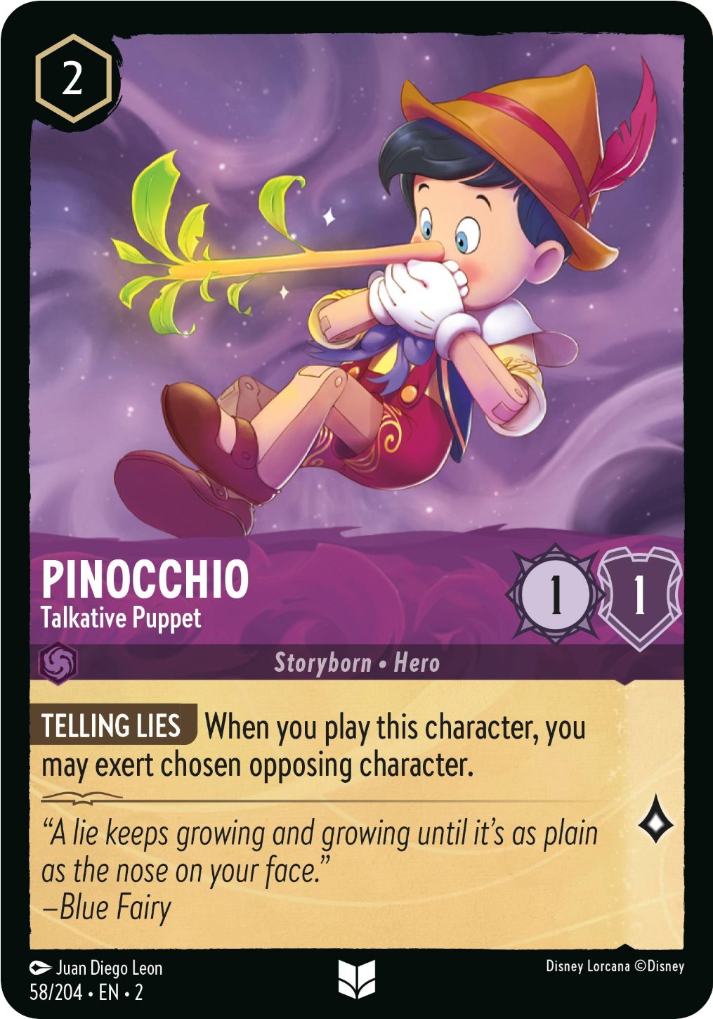 Pinocchio - Talkative Puppet (58/204) [Rise of the Floodborn] | The CG Realm