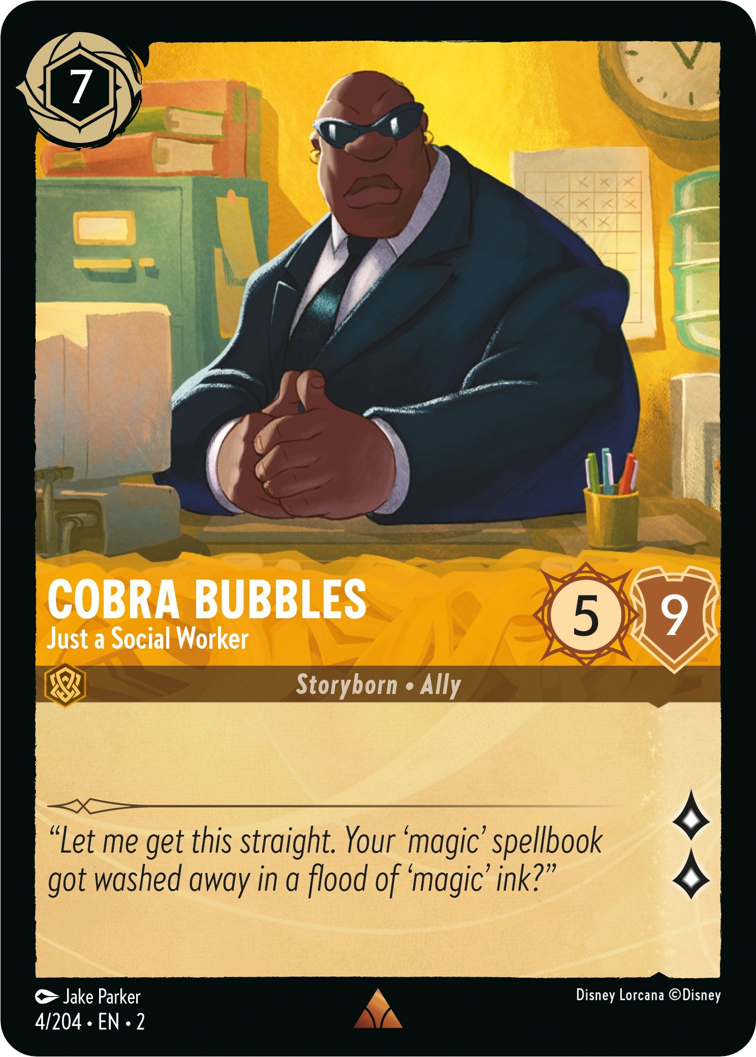 Cobra Bubbles - Just a Social Worker (4/204) [Rise of the Floodborn] | The CG Realm