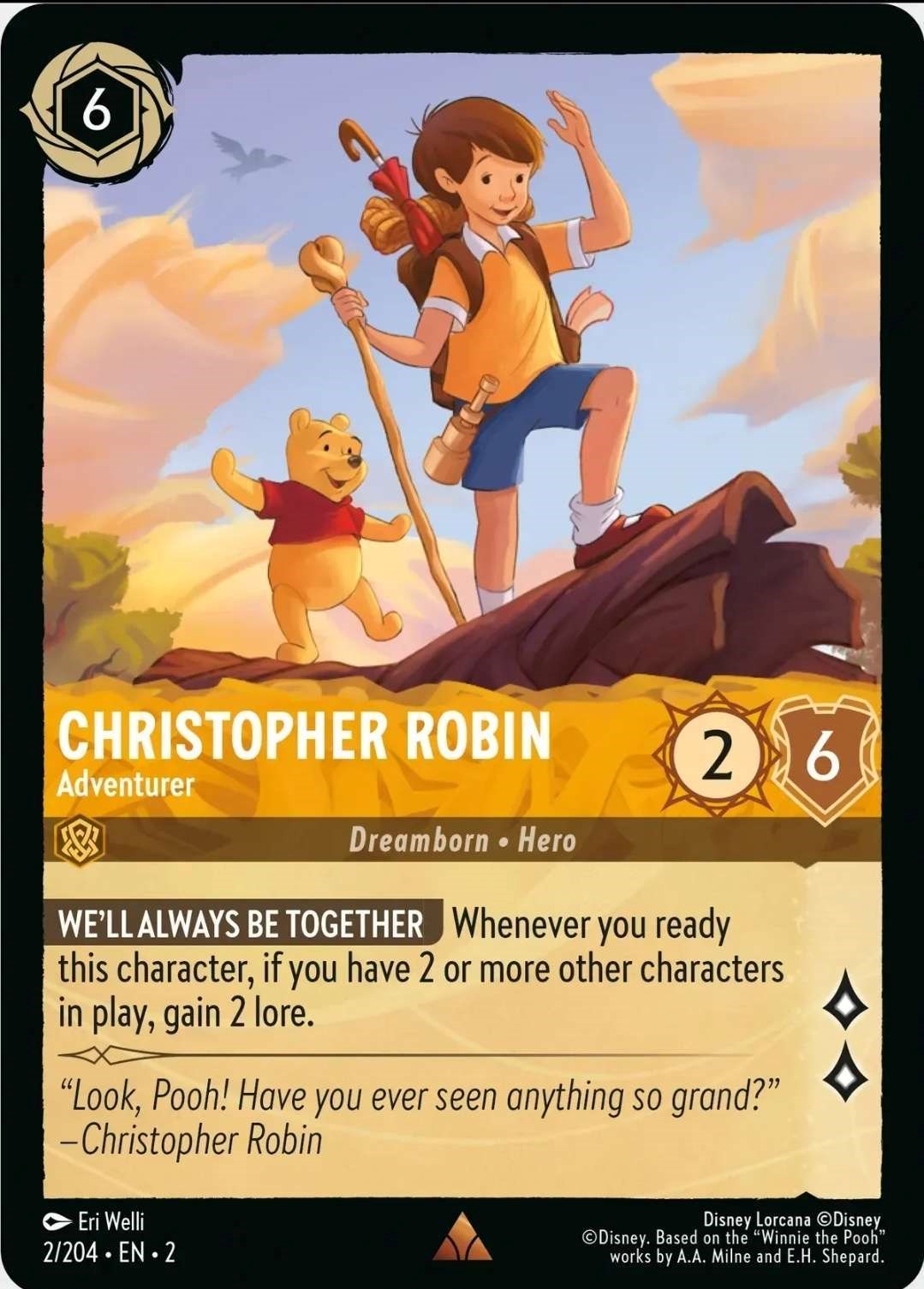 Christopher Robin - Adventurer (2/204) [Rise of the Floodborn] | The CG Realm