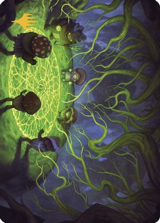 Growing Rites of Itlimoc Art Card (Gold-Stamped Planeswalker Symbol) (ASLCI-026) - Art Series: The Lost Caverns of Ixalan