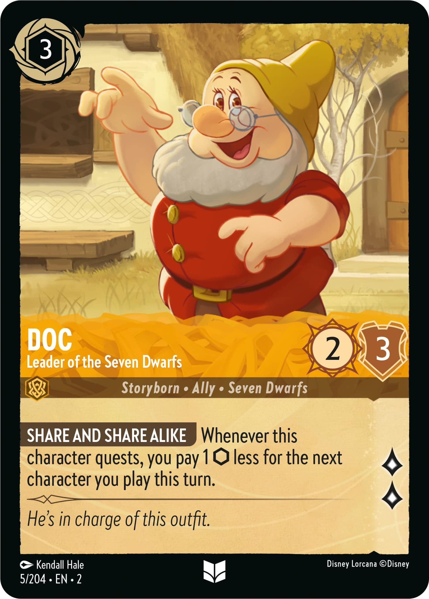 Doc - Leader of the Seven Dwarfs (5/204) [Rise of the Floodborn] | The CG Realm