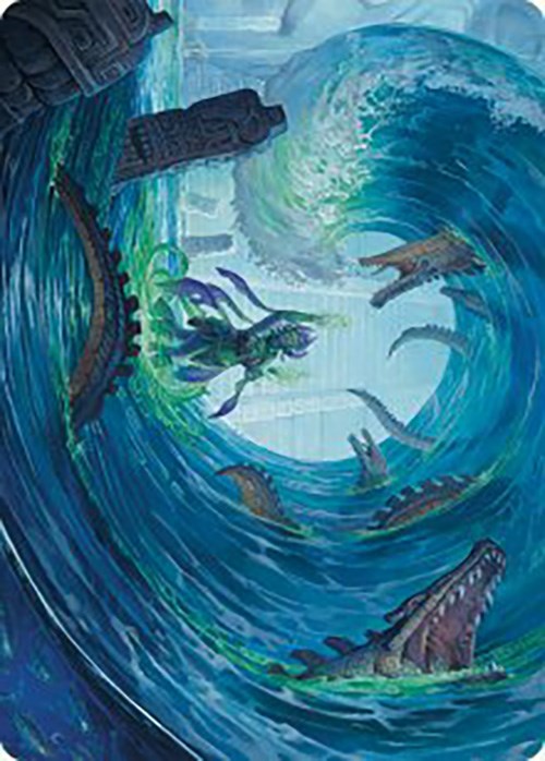 Wave Goodbye Art Card [The Lost Caverns of Ixalan Art Series] | The CG Realm