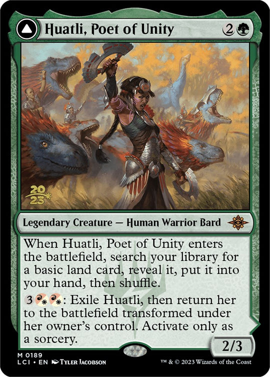 Huatli, Poet of Unity (PRE-189) - The Lost Caverns of Ixalan Promos Foil