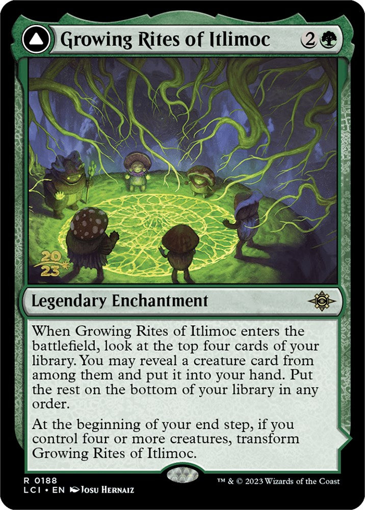 Growing Rites of Itlimoc // Itlimoc, Cradle of the Sun (LCI) [The Lost Caverns of Ixalan Prerelease Cards] | The CG Realm