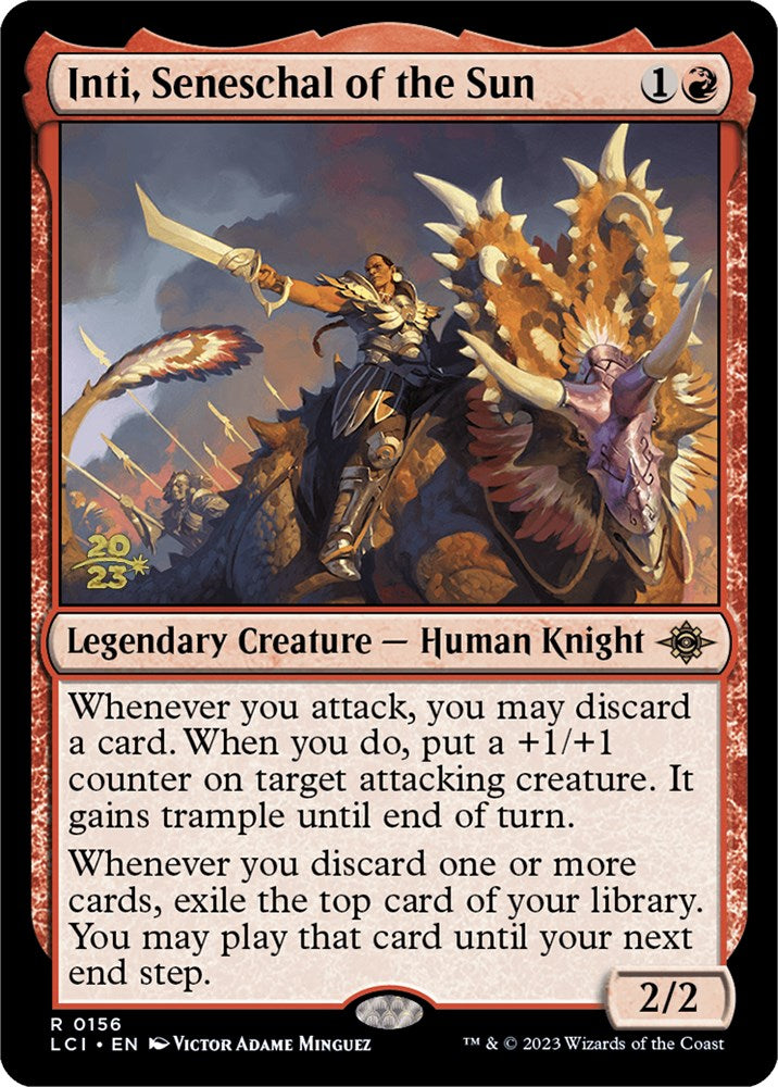 Inti, Seneschal of the Sun [The Lost Caverns of Ixalan Prerelease Cards] | The CG Realm