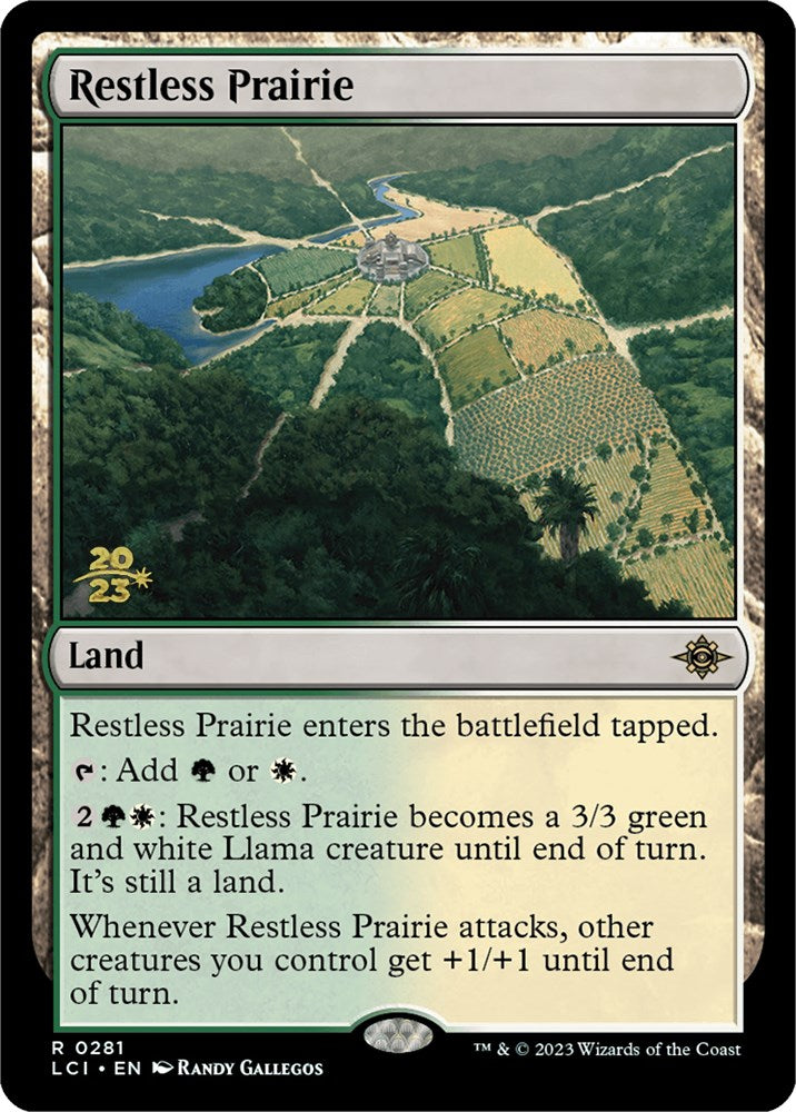 Restless Prairie [The Lost Caverns of Ixalan Prerelease Cards] | The CG Realm