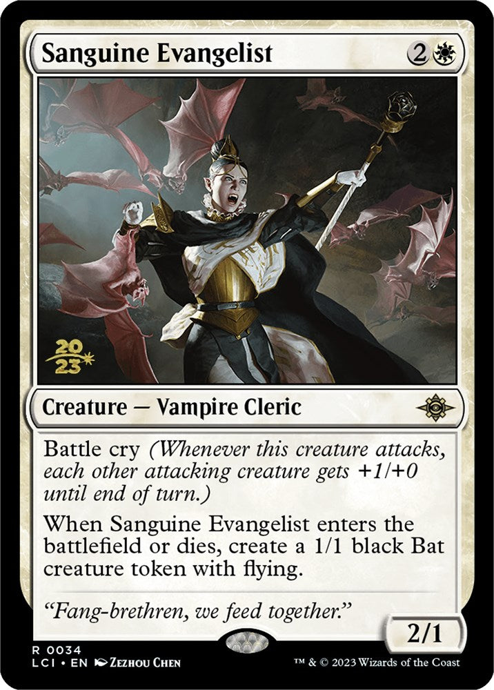 Sanguine Evangelist [The Lost Caverns of Ixalan Prerelease Cards] | The CG Realm