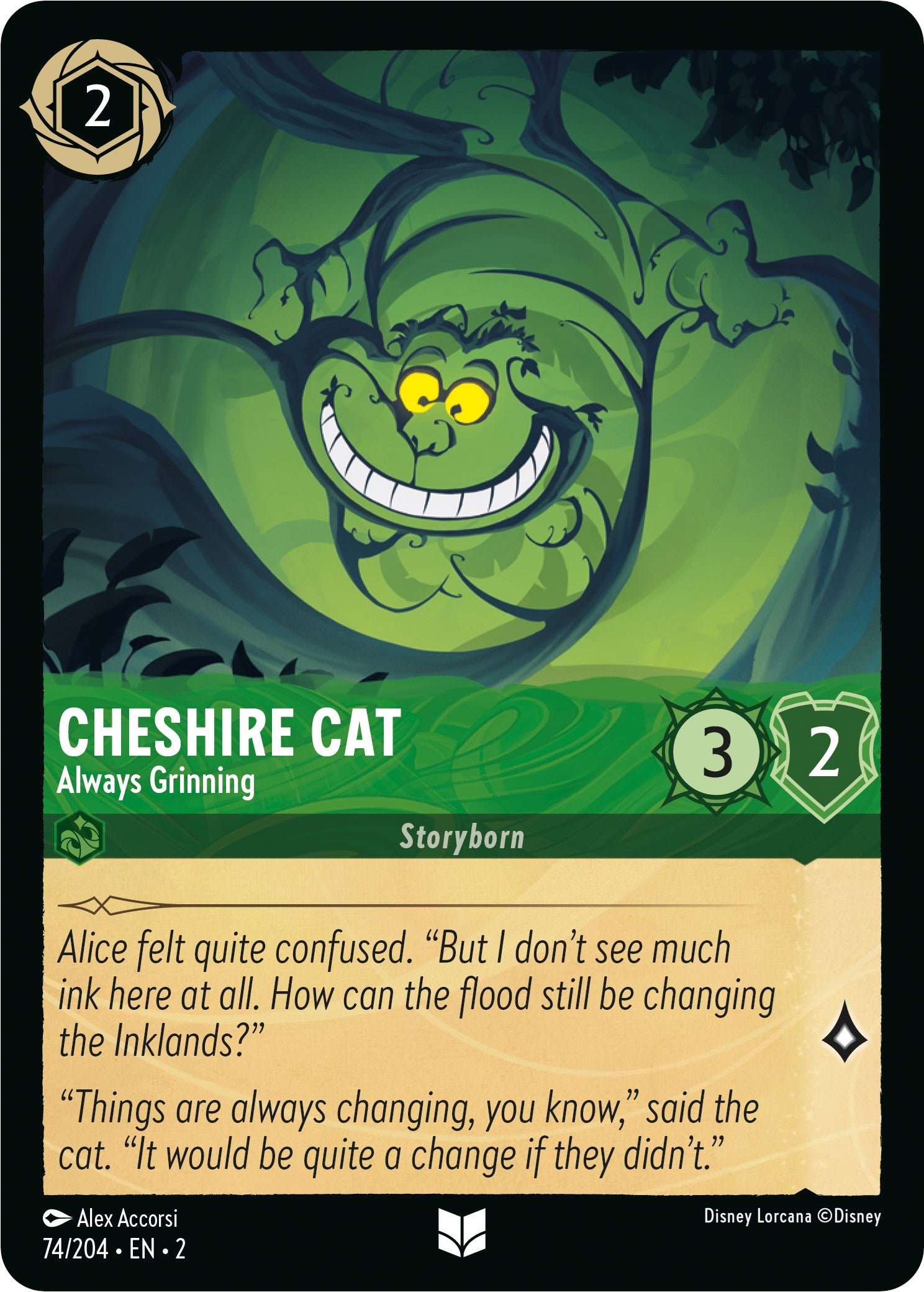 Cheshire Cat - Always Grinning (74/204) [Rise of the Floodborn] | The CG Realm