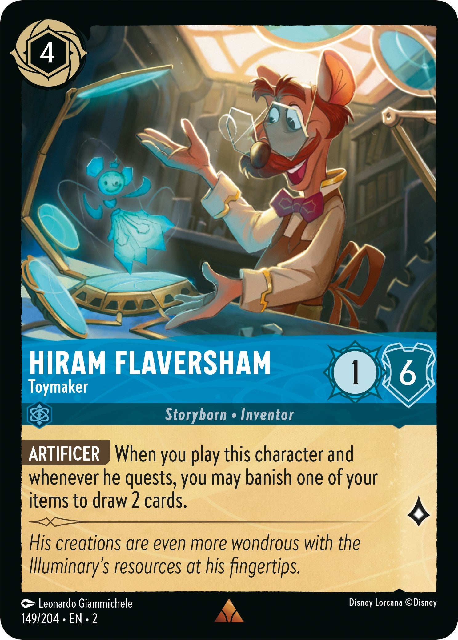 Hiram Flaversham - Toymaker (149/204) [Rise of the Floodborn] | The CG Realm