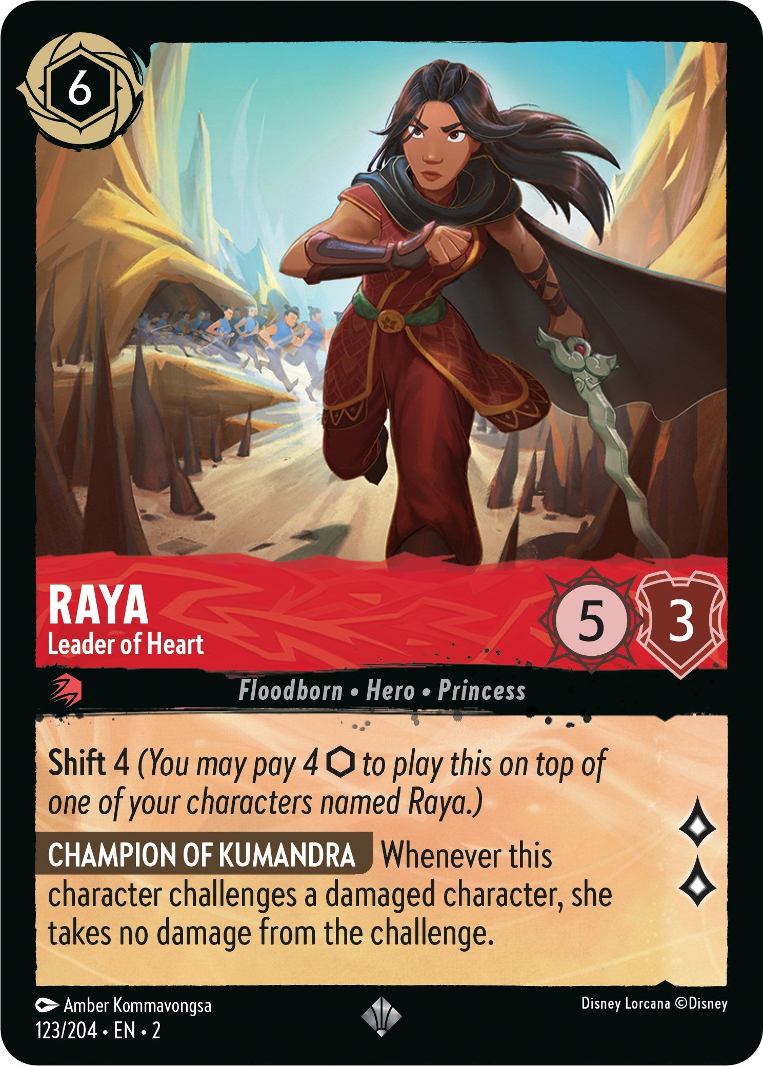 Raya - Leader of Heart (123/204) [Rise of the Floodborn] | The CG Realm