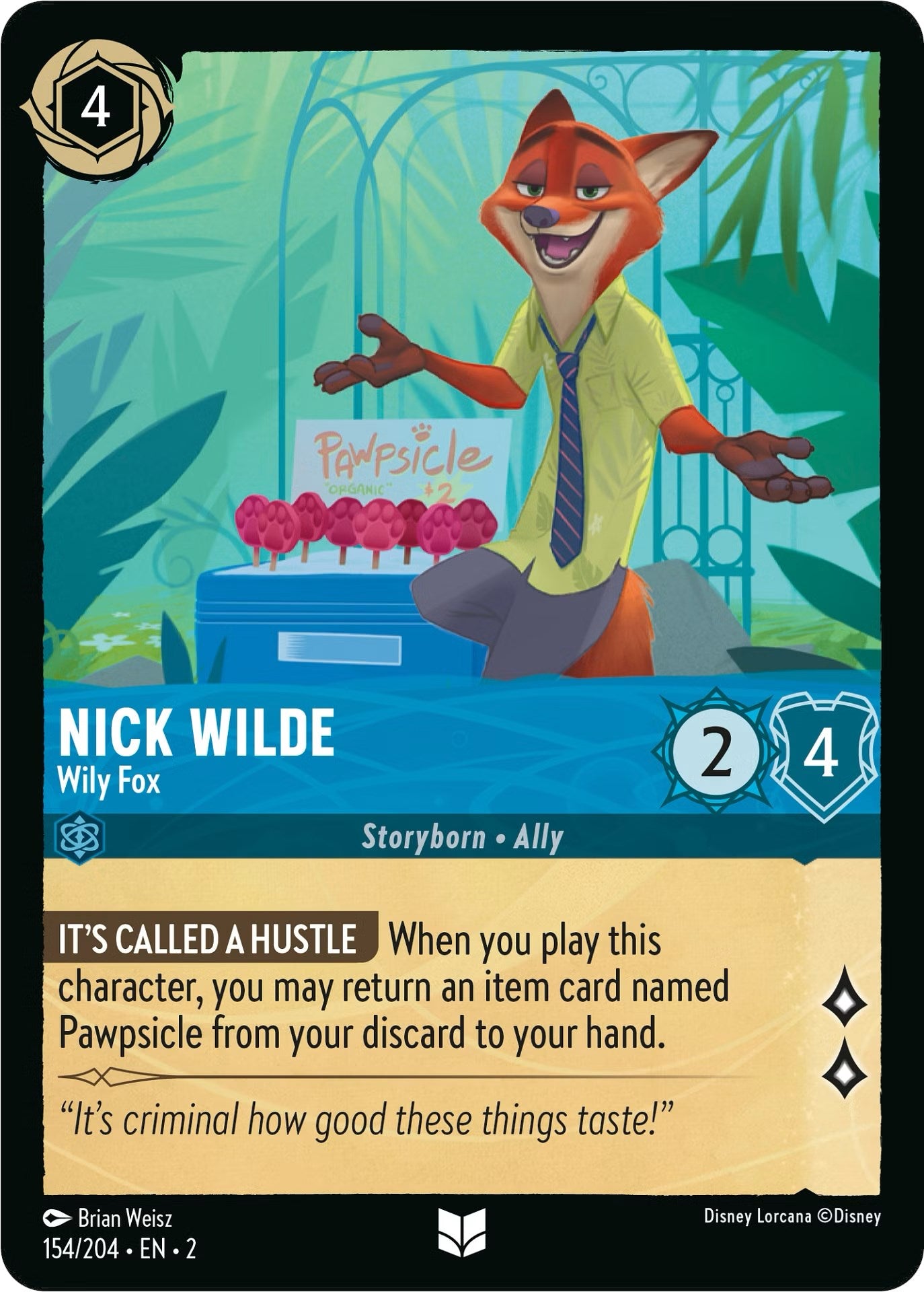 Nick Wilde - Wily Fox (154/204) [Rise of the Floodborn] | The CG Realm
