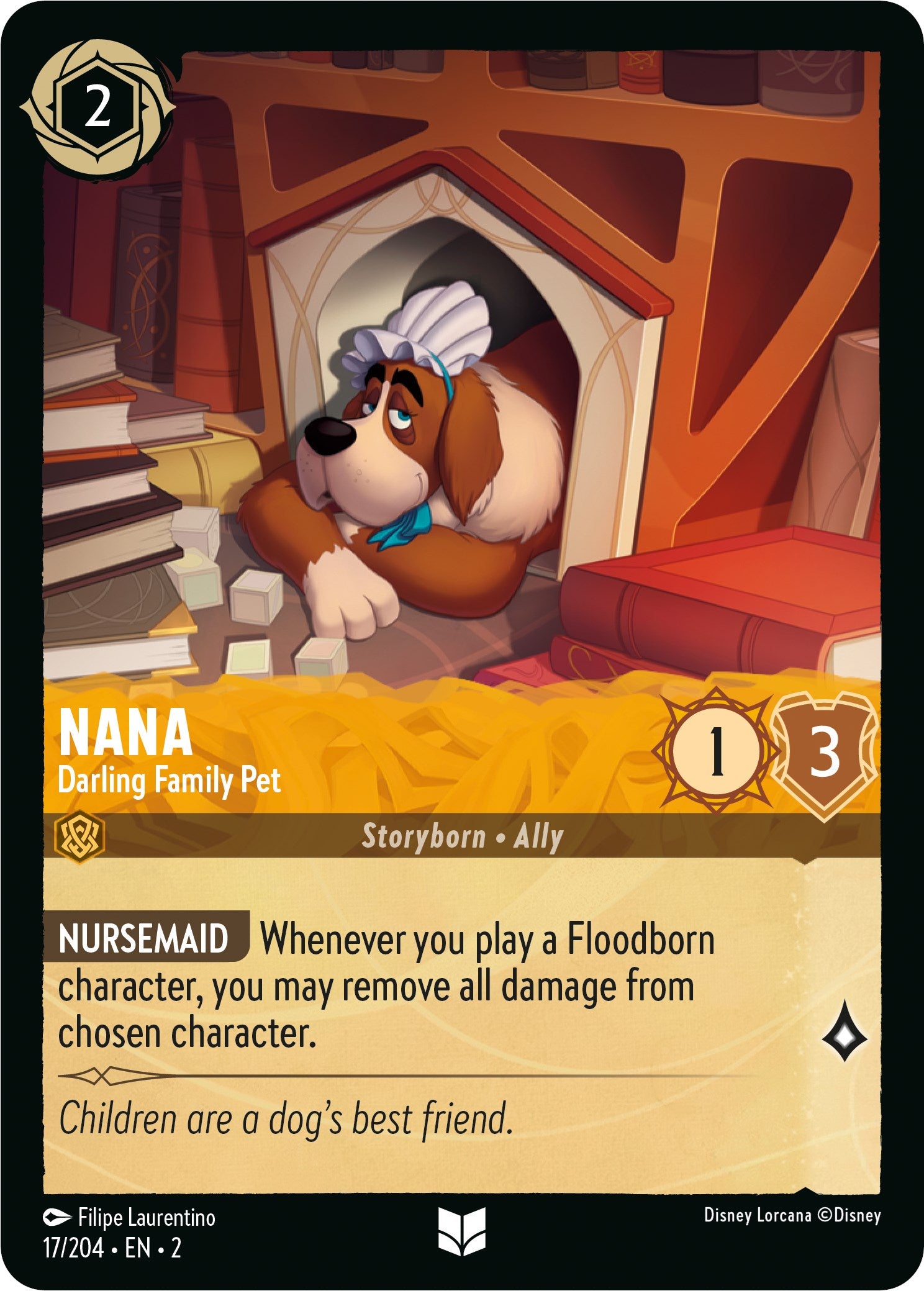 Nana - Darling Family Pet (17/204) [Rise of the Floodborn] | The CG Realm