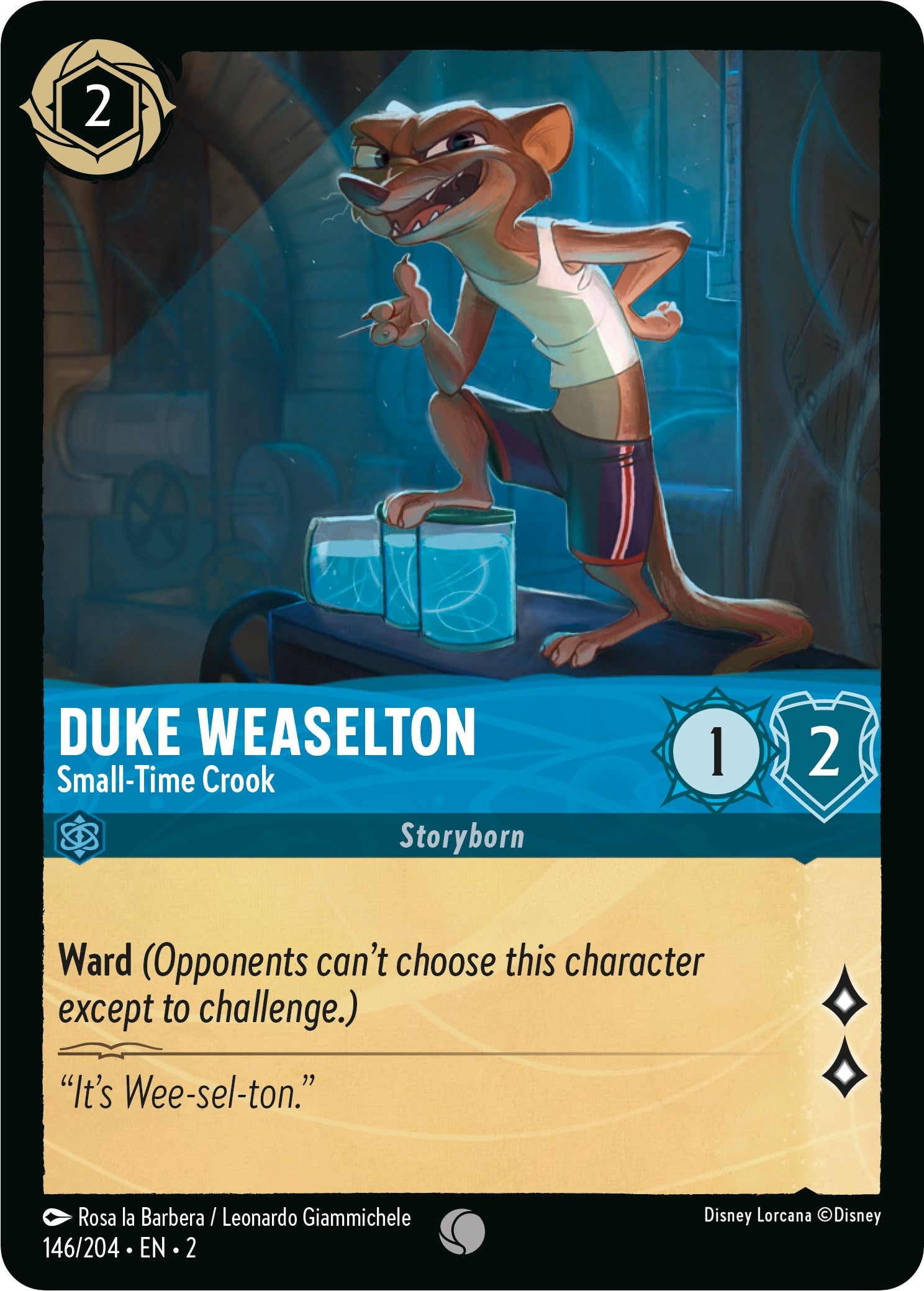 Duke Weaselton - Small-Time Crook (146/204) [Rise of the Floodborn] | The CG Realm