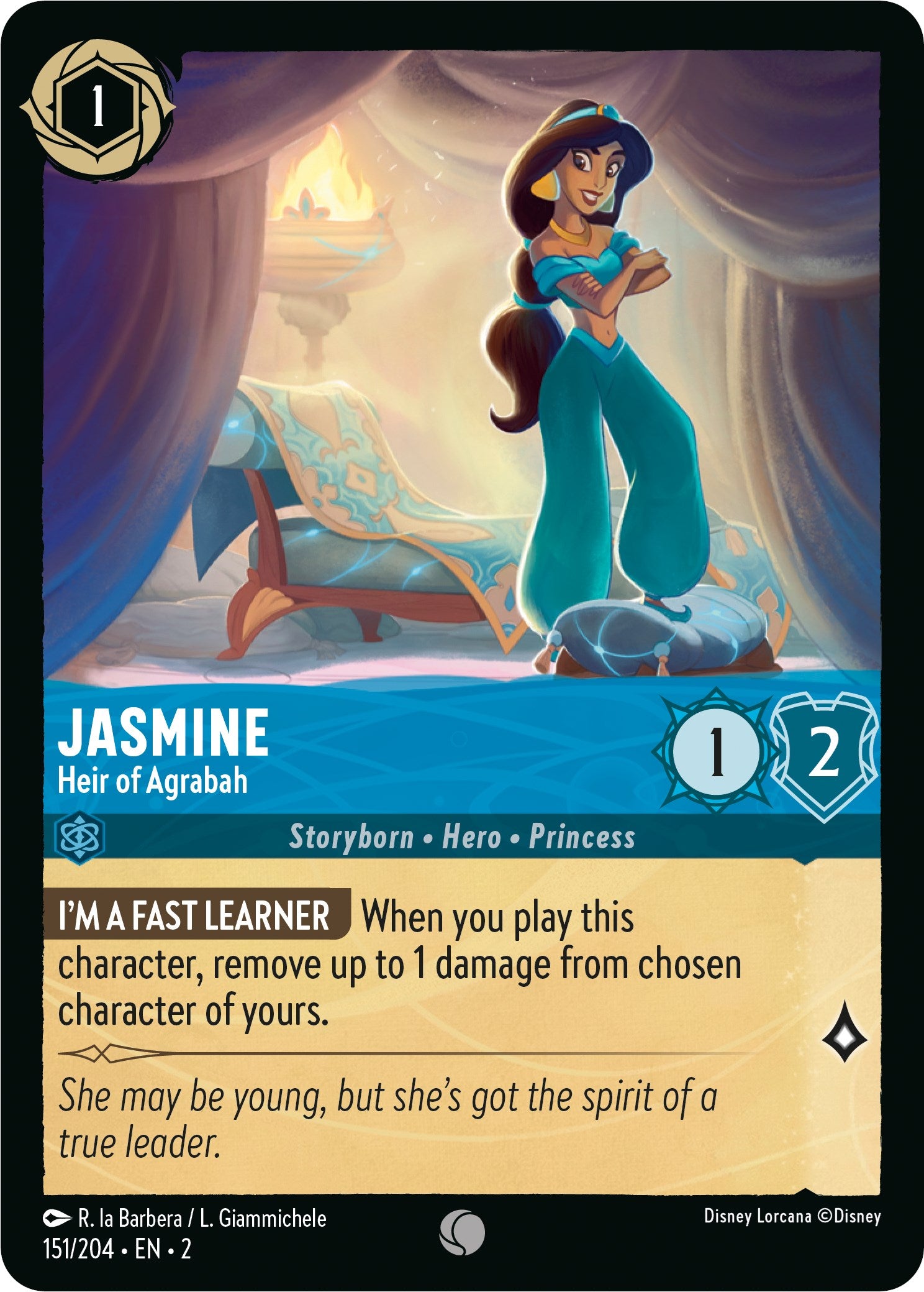 Jasmine - Heir of Agrabah (151/204) [Rise of the Floodborn] | The CG Realm