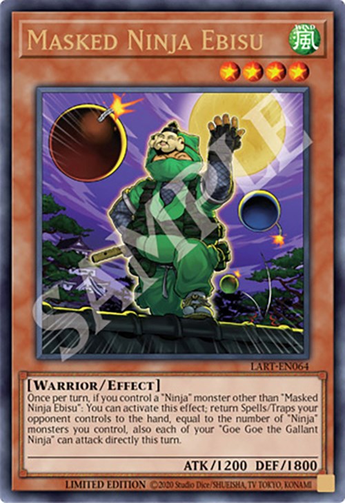 Masked Ninja Ebisu [LART-EN064] Ultra Rare | The CG Realm