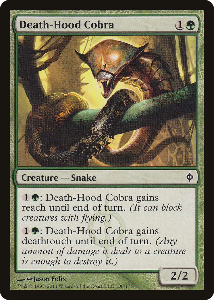 Death-Hood Cobra (NPH-108) - New Phyrexia