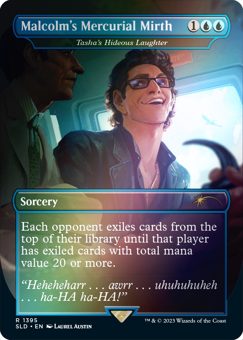 Malcolm's Mercurial Mirth - Tasha's Hideous Laughter (Rainbow Foil) [Secret Lair Drop Series] | The CG Realm