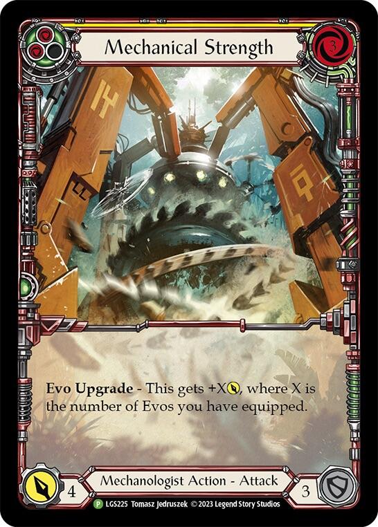 Mechanical Strength (Yellow) [LGS225] (Promo)  Rainbow Foil | The CG Realm