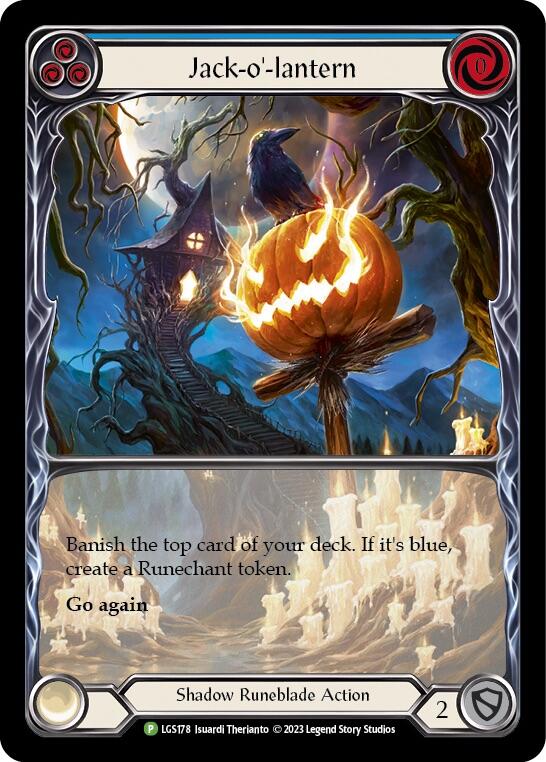 Jack-o'-lantern (Blue) [LGS178] (Promo) | The CG Realm