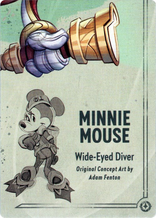 Minnie Mouse - Wide-Eyed Diver Puzzle Insert (Bottom Right) [Rise of the Floodborn] | The CG Realm