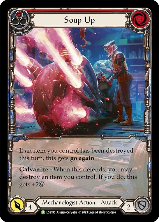 Soup Up (Red) [LGS195] (Promo)  Rainbow Foil | The CG Realm