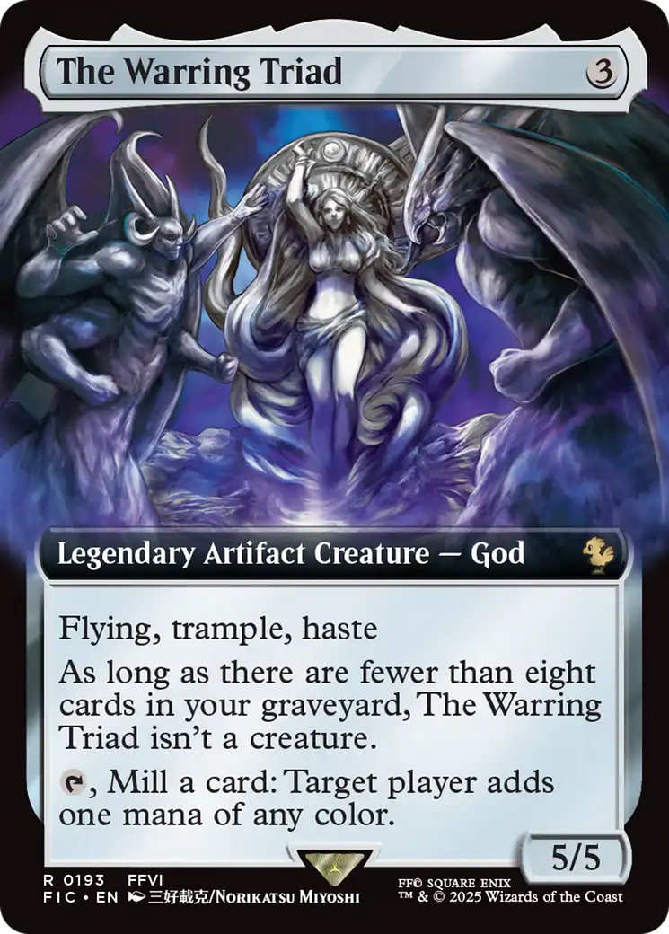 The Warring Triad (Extended Art) [FINAL FANTASY Commander] | The CG Realm