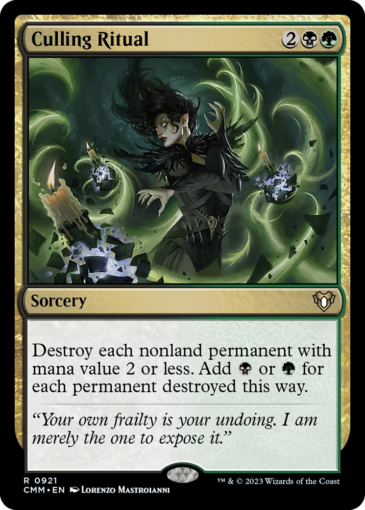 Culling Ritual [Commander Masters] | The CG Realm
