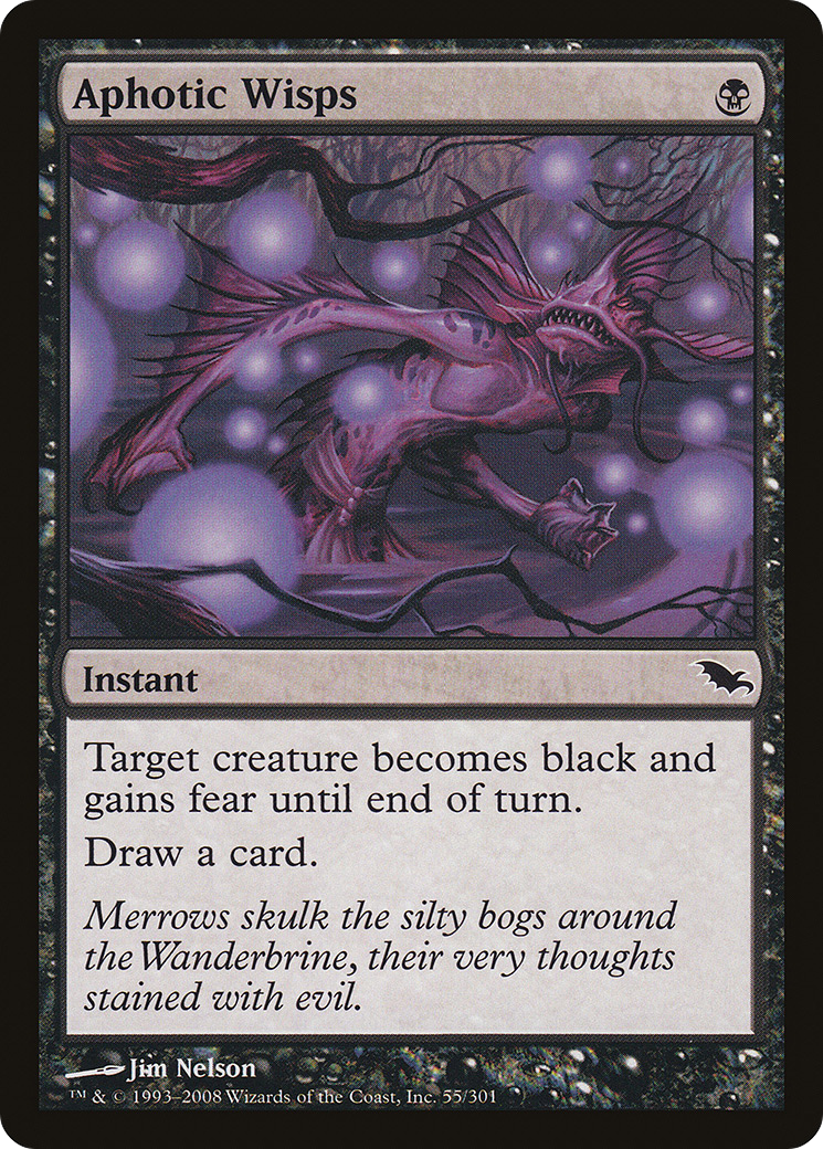 Aphotic Wisps (SHM-055) - Shadowmoor