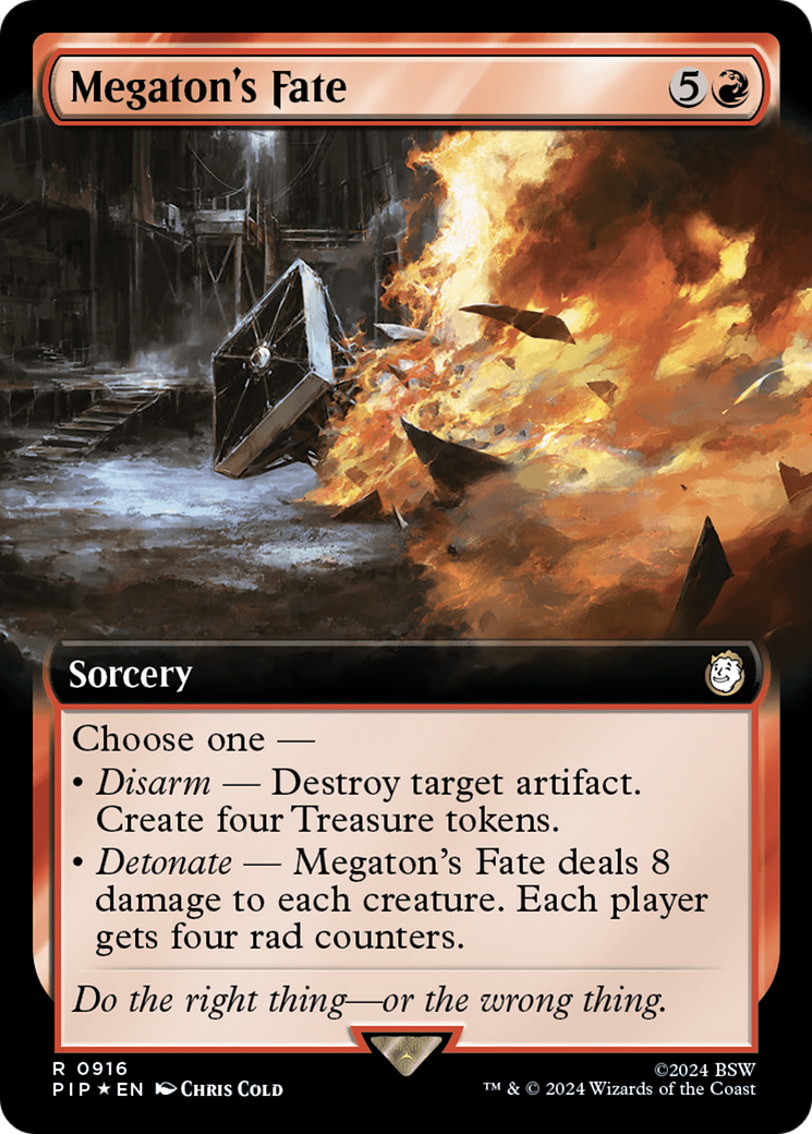 Megaton's Fate (Extended Art) (Surge Foil) [Fallout] | The CG Realm