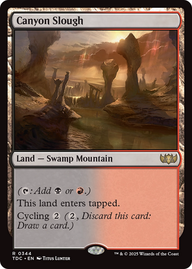 Canyon Slough [Tarkir: Dragonstorm Commander] | The CG Realm