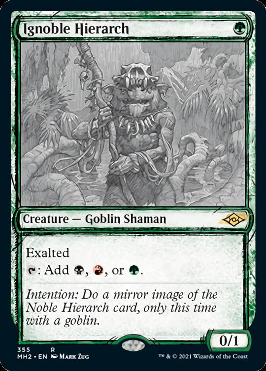 Ignoble Hierarch (Showcase) (MH2-355) - Modern Horizons 2: (Showcase)