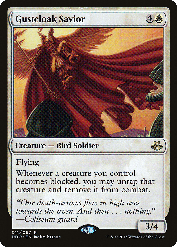Gustcloak Savior (DDO-011) - Duel Decks: Elspeth vs. Kiora