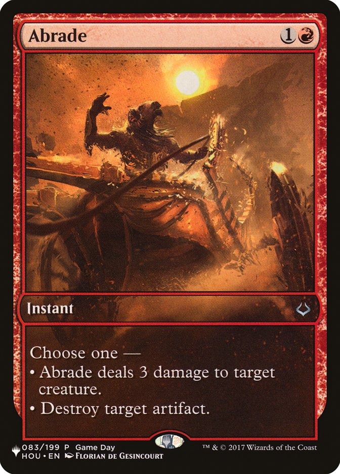 Abrade [The List] | The CG Realm