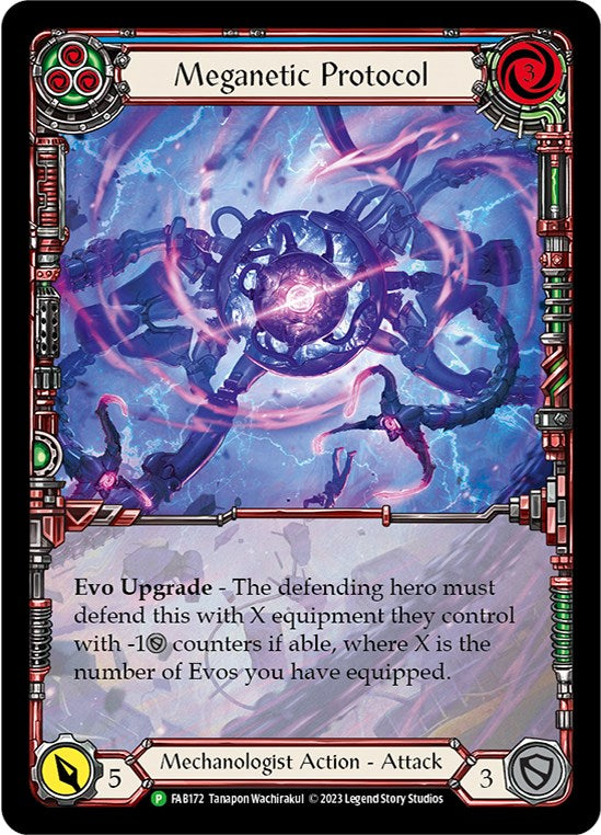 Meganetic Protocol [FAB172] (Promo)  Rainbow Foil | The CG Realm