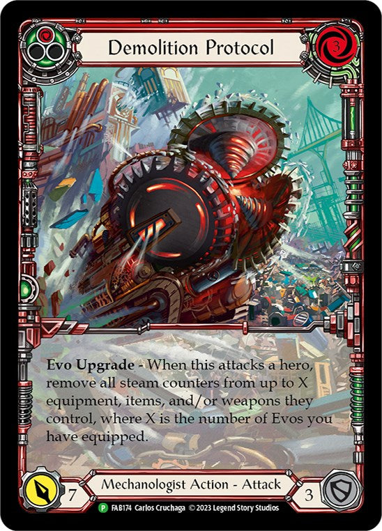 Demolition Protocol [FAB174] (Promo)  Rainbow Foil | The CG Realm