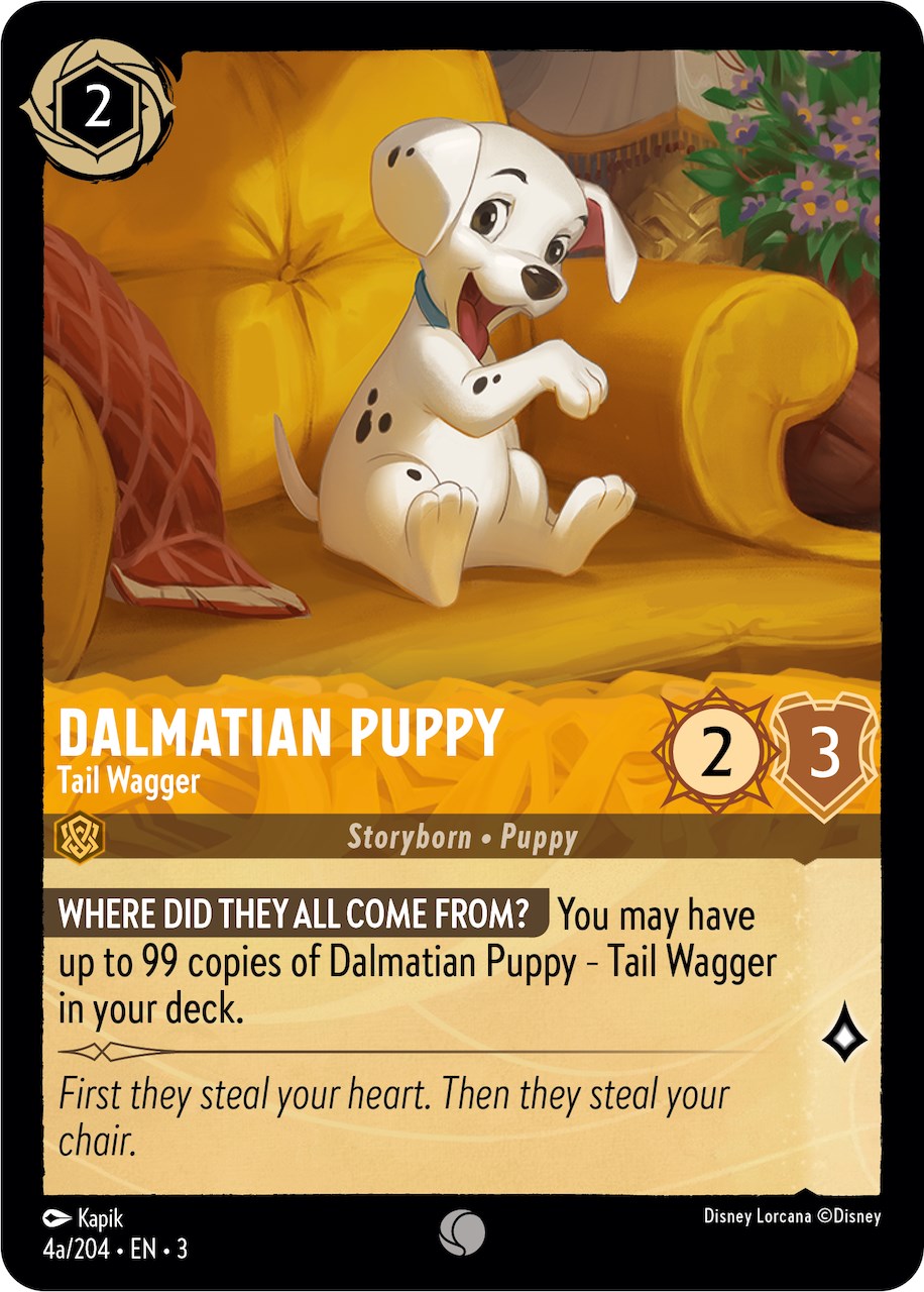 Dalmatian Puppy - Tail Wagger (4a) (4a/204) [Into the Inklands] | The CG Realm