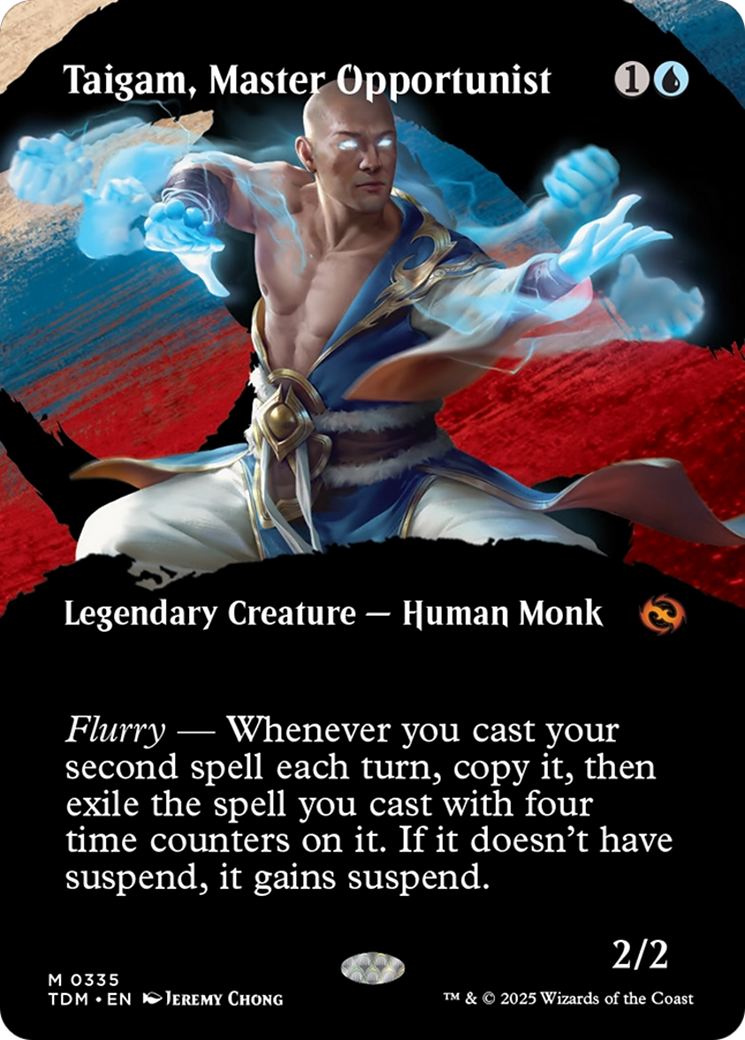 Taigam, Master Opportunist (Borderless) [Tarkir: Dragonstorm] | The CG Realm