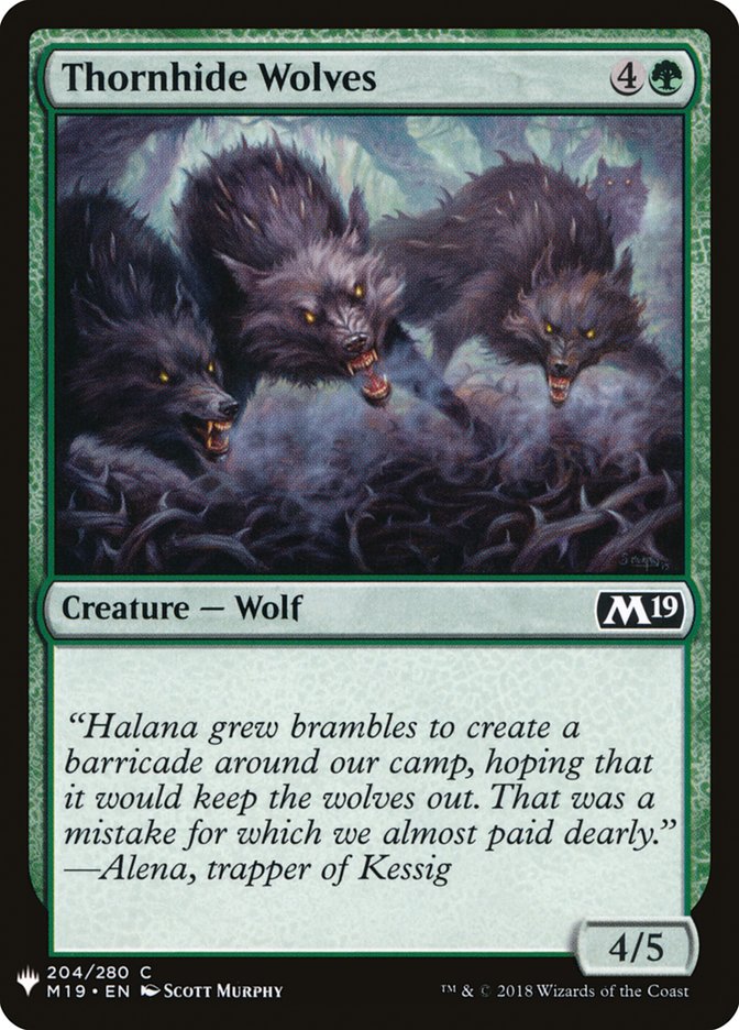 Thornhide Wolves [Mystery Booster] | The CG Realm