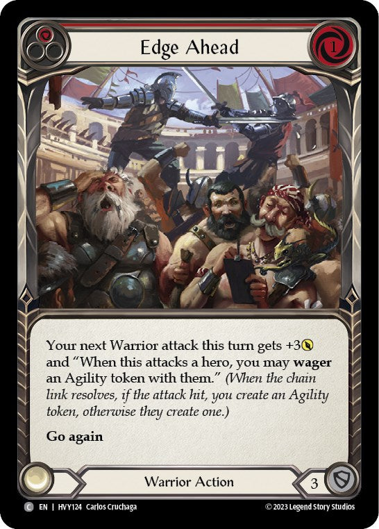 Edge Ahead (Red) [HVY124] (Heavy Hitters)  Rainbow Foil | The CG Realm
