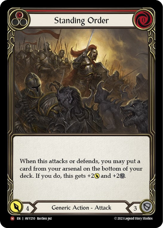 Standing Order [HVY210] (Heavy Hitters)  Rainbow Foil | The CG Realm