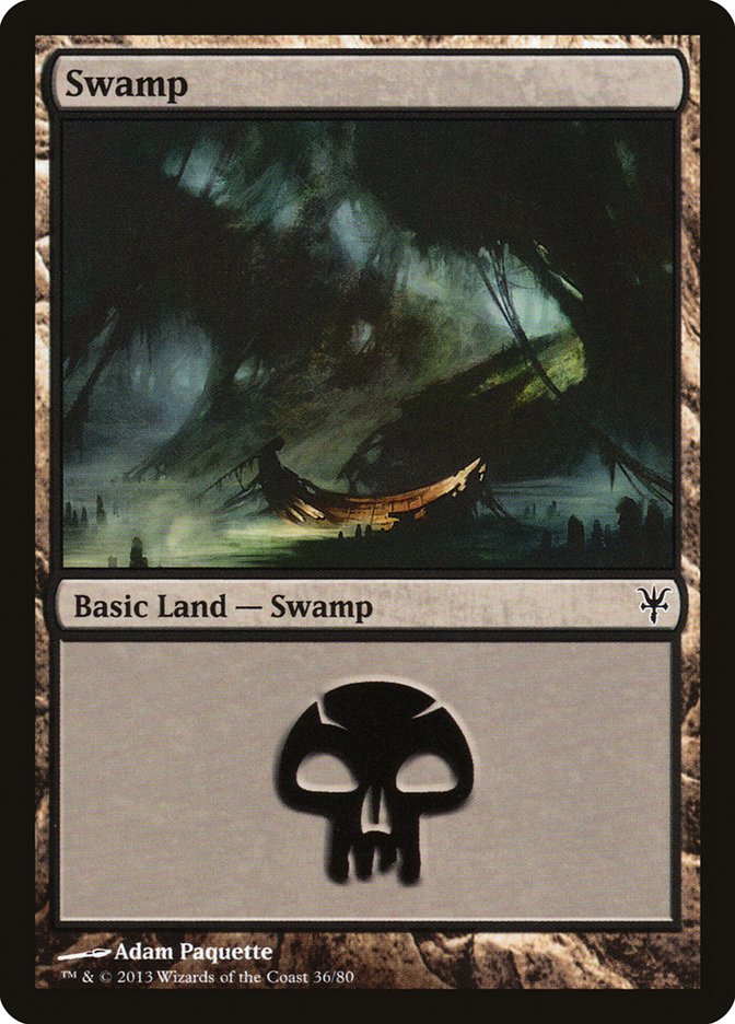 Swamp (36) (DDK-036) - Duel Decks: Sorin vs. Tibalt