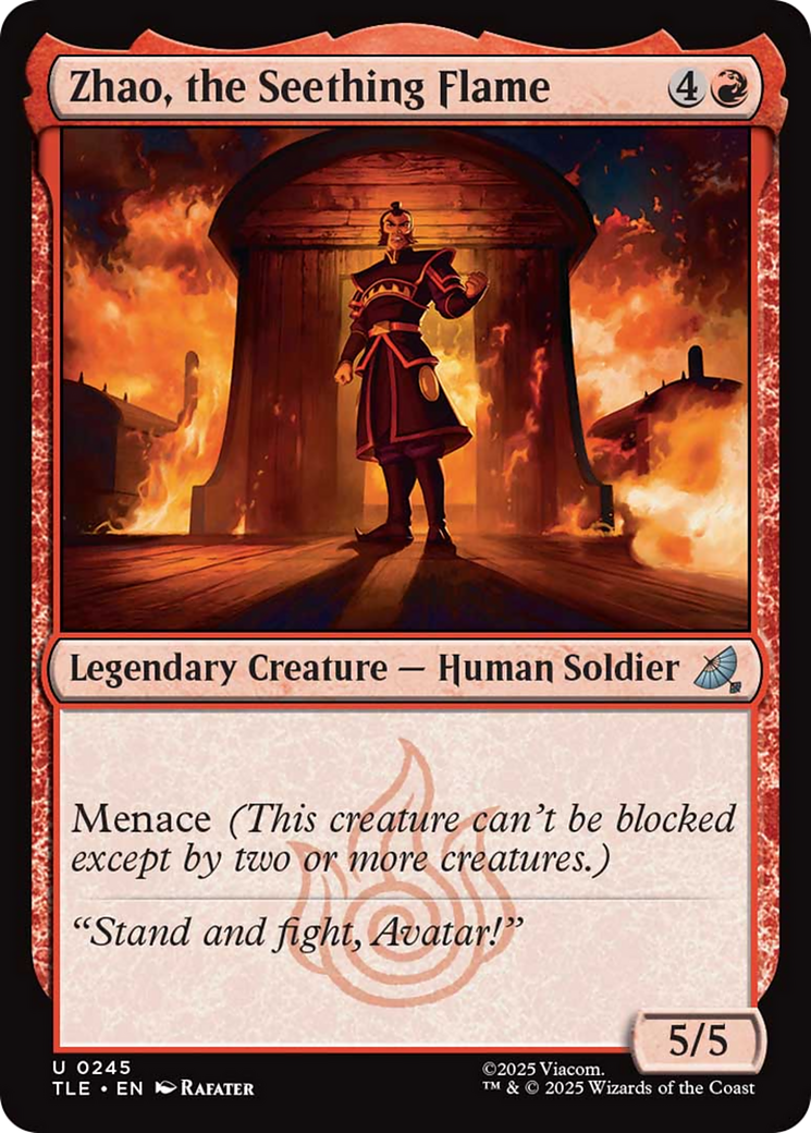 Zhao, the Seething Flame [Avatar: The Last Airbender: Eternal-Legal] | The CG Realm