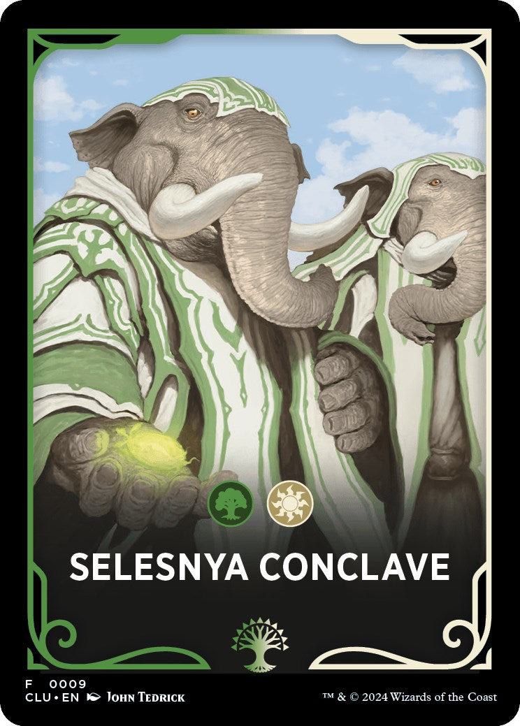 Selesnya Conclave Theme Card [Ravnica: Clue Edition Tokens] | The CG Realm